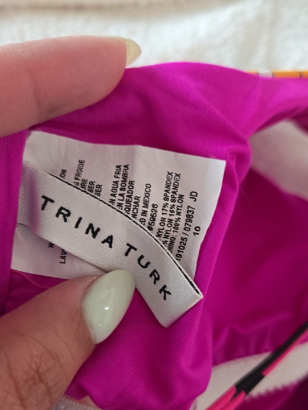 Trina Turk Multicolor Swimwear Size 10 Resort‎ Vibrant Poolside Chic - Picture 6 of 6